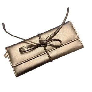 WOLF for Dana Rebecca Designs Leather Jewelry Travel Case Roll